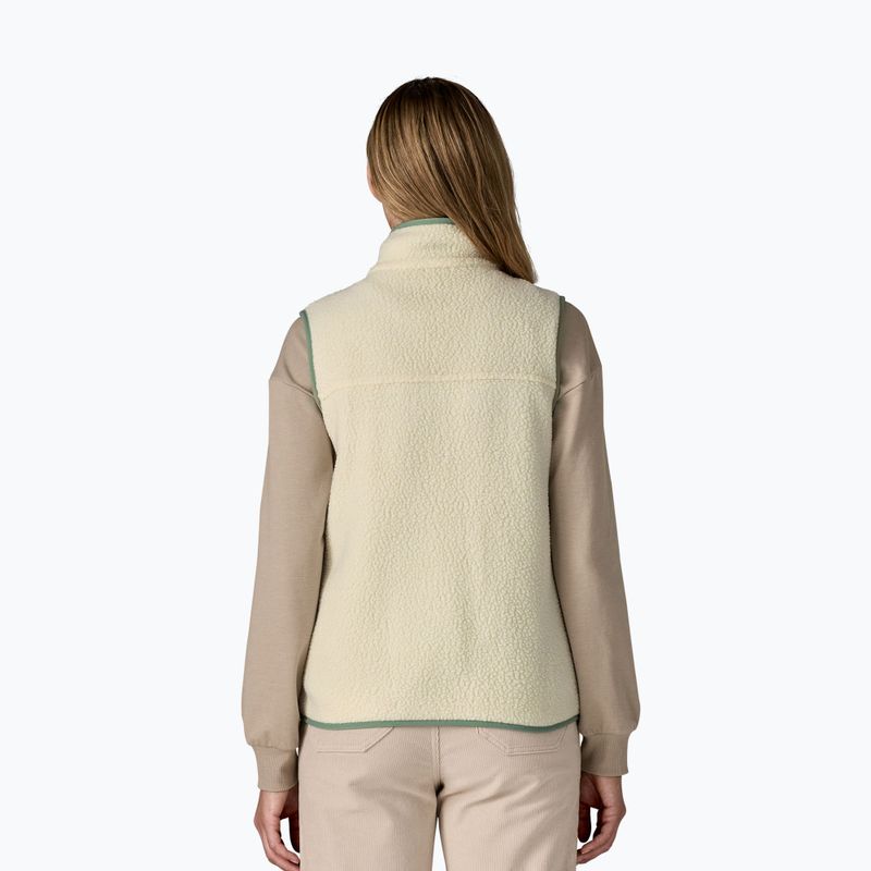 Moteriška liemenė Patagonia Retro Pile natural w/ellwood green 3