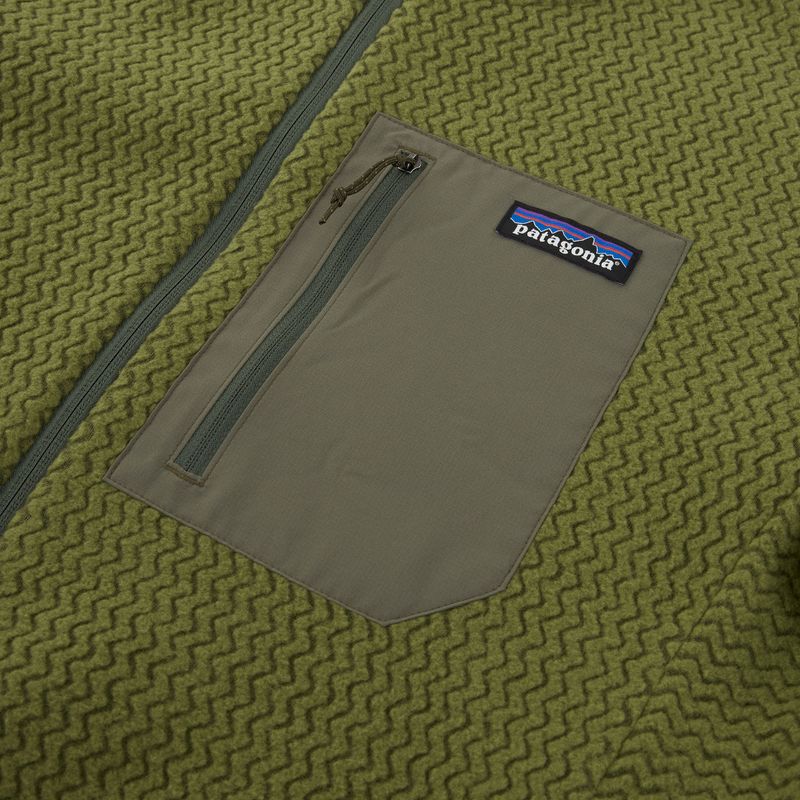 Vyriškas žygio džemperis Patagonia R1 Air Full Zip Hoody caper green 3