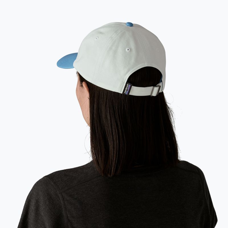 Kepurė su snapeliu Patagonia P-6 Label Trad birch white w/shore blue 3