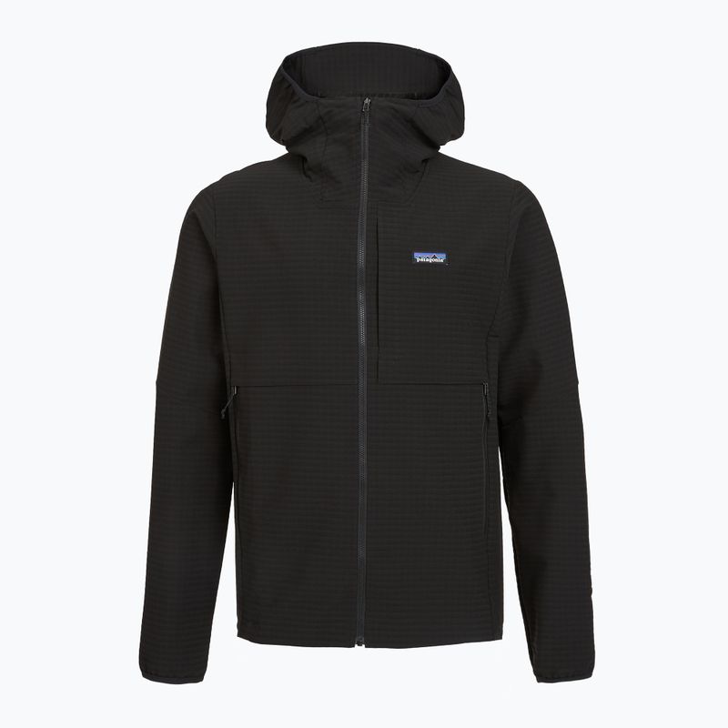 Vyriška softshell striukė Patagonia R1 TechFace Hoody black 2