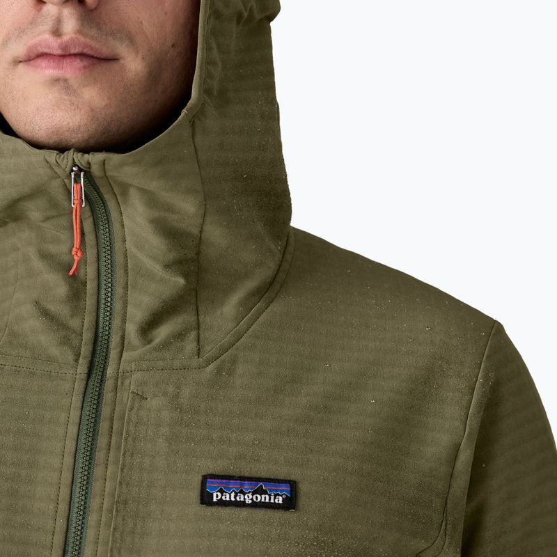 Vyriška softshell striukė Patagonia R1 TechFace Hoody basin green 7