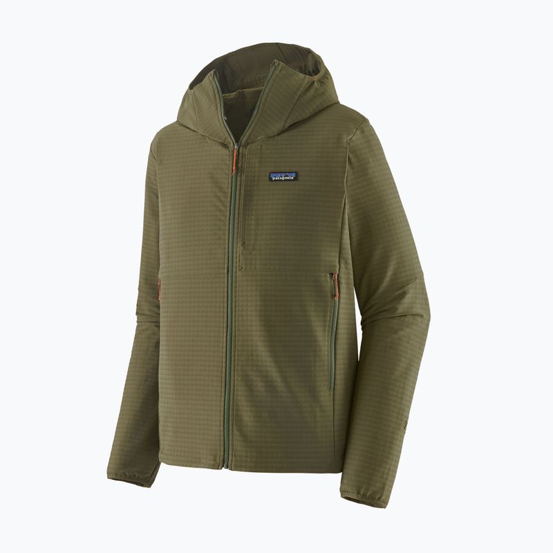 Vyriška softshell striukė Patagonia R1 TechFace Hoody basin green 12