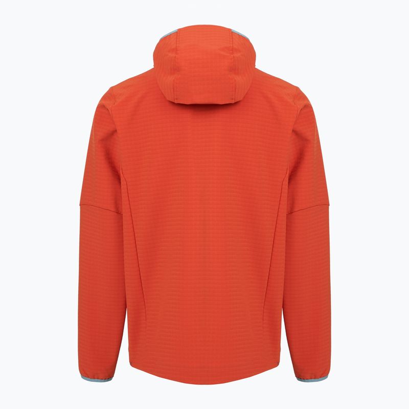 Vyriška softshell striukė Patagonia R1 TechFace Hoody hot ember 2