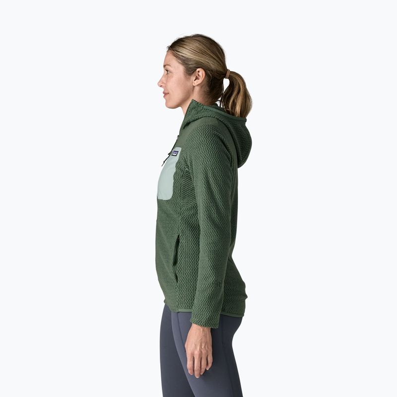 Moteriškas flisinis džemperis Patagonia R1 Air Full-Zip Hoody canopy green 3