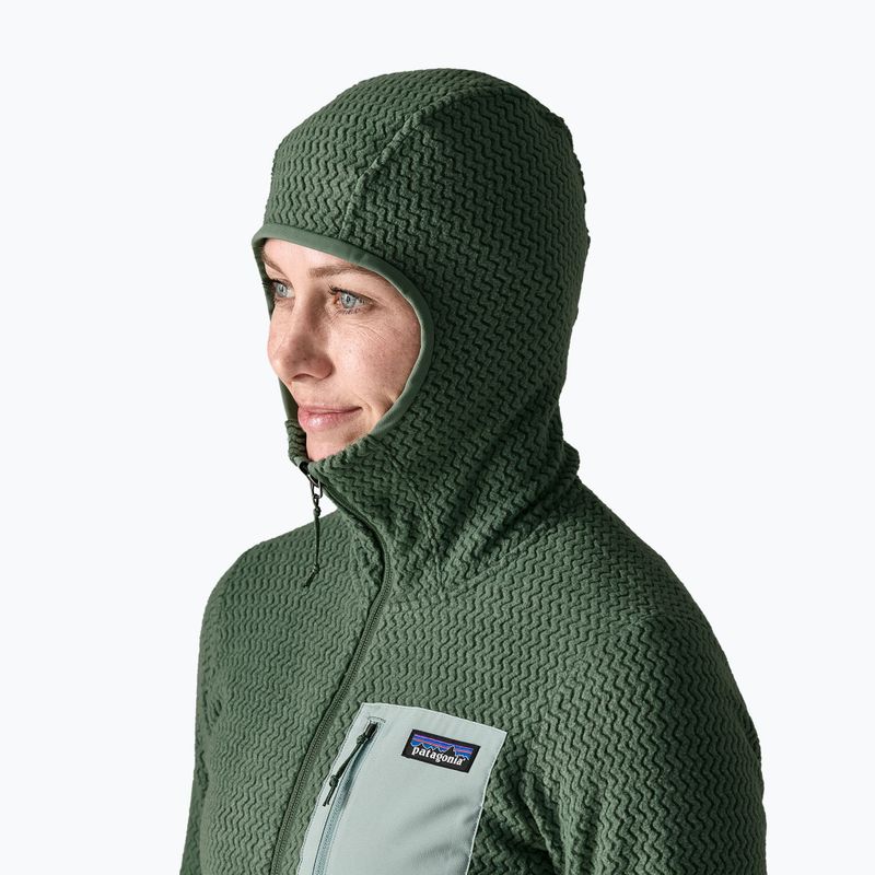 Moteriškas flisinis džemperis Patagonia R1 Air Full-Zip Hoody canopy green 4