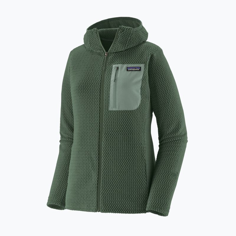 Moteriškas flisinis džemperis Patagonia R1 Air Full-Zip Hoody canopy green 5