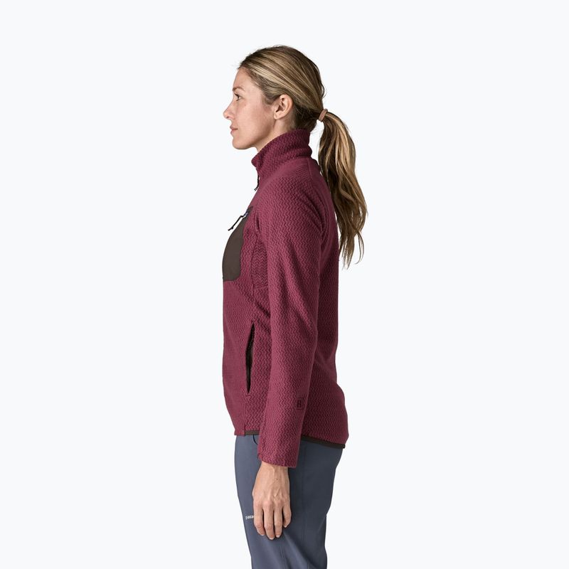 Moteriškas flisinis džemperis Patagonia R1 Air berry fig 3