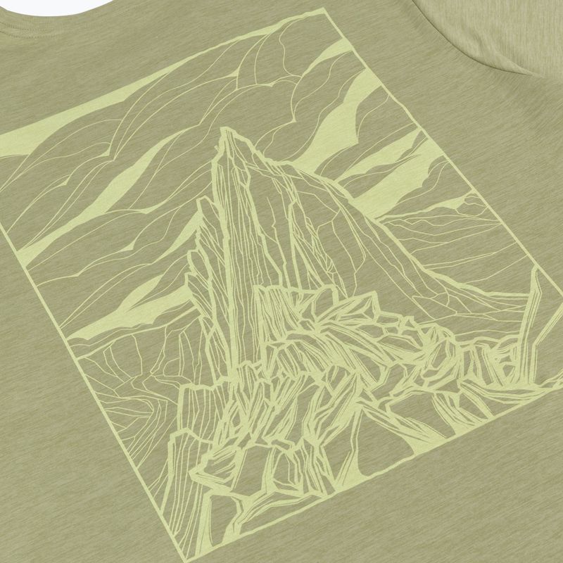 Vyriški marškinėliai Patagonia Cap Cool Daily Shirt - Cloud Crag gumtree green - light gumtree green x-dye 4