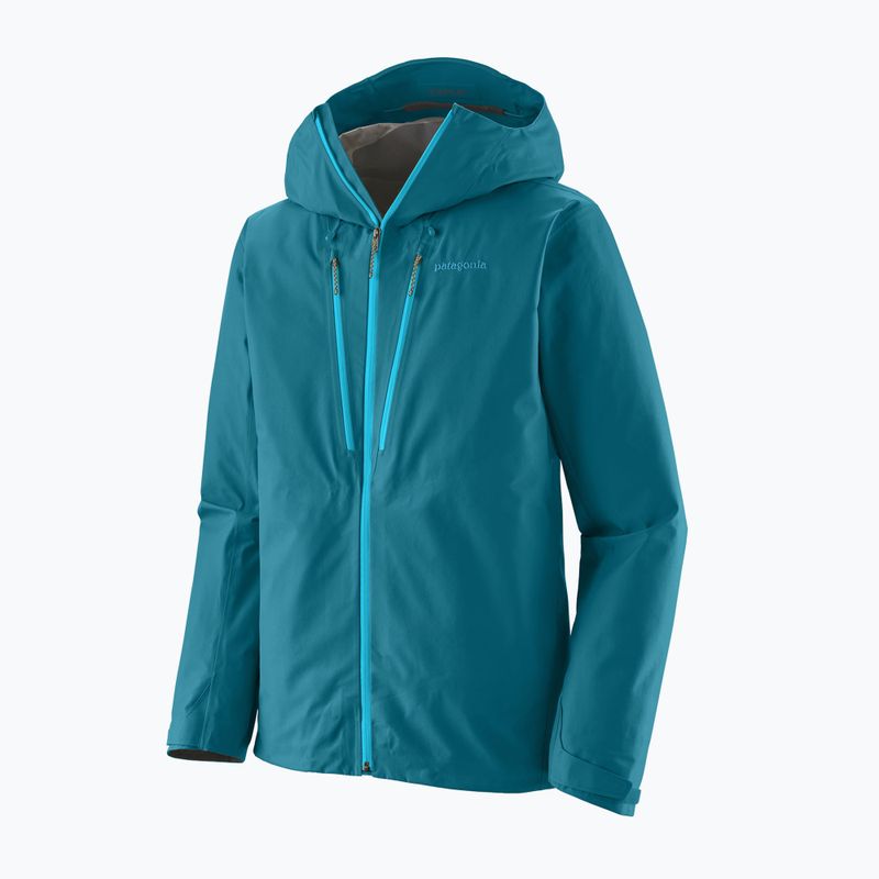 Vyriška lietaus striukė Patagonia Triolet glacial blue 4