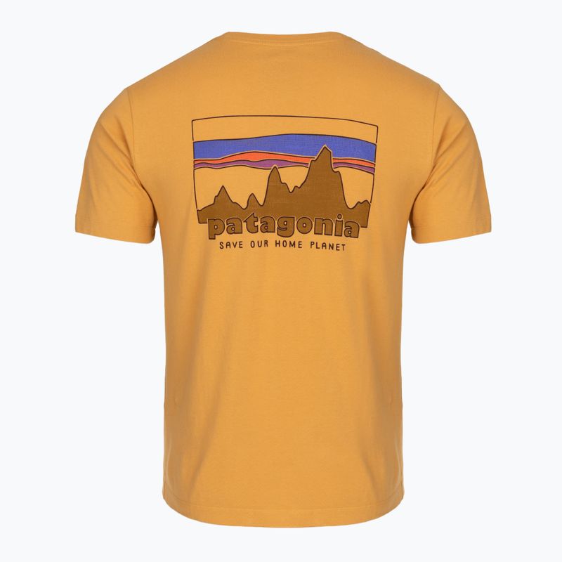 Vyriški marškinėliai Patagonia '73 Skyline T-Shirt dried mango 2