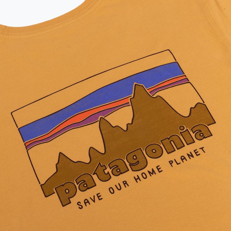 Vyriški marškinėliai Patagonia '73 Skyline T-Shirt dried mango 4