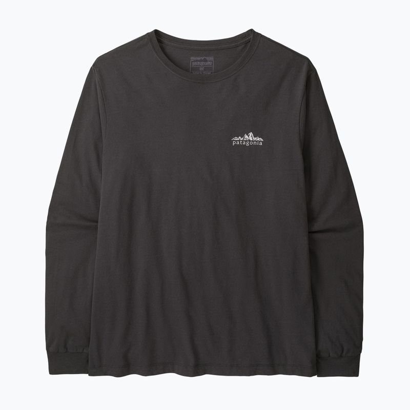 Vyriški ilgomis rankovėmis marškinėliai Patagonia Fitz Roy Foothills LS ink black