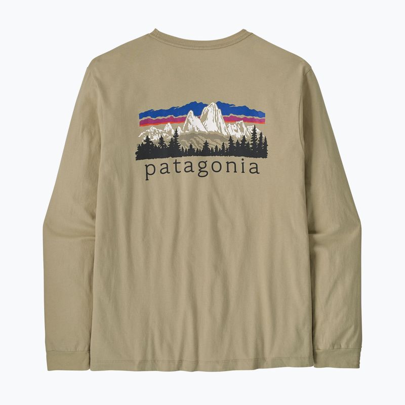 Vyriški ilgomis rankovėmis marškinėliai Patagonia Fitz Roy Foothills LS weathered stone 3