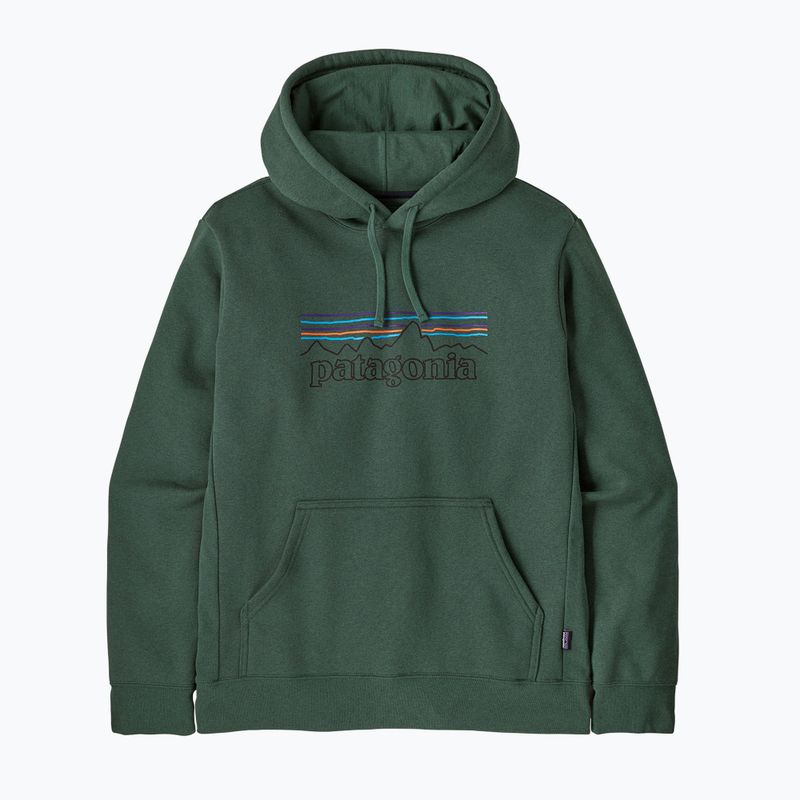 Vyriškas džemperis Patagonia P-6 Logo Uprisal Hoody p-6 outline: canopy green