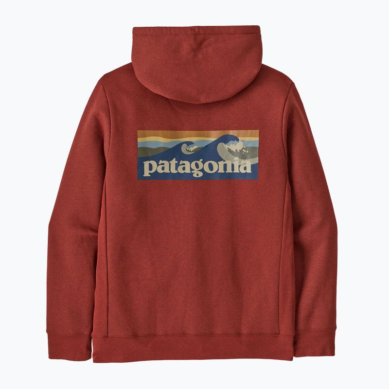 Vyriškas džemperis Patagonia Boardshort Logo Uprisal Hoody Rusty Red 2