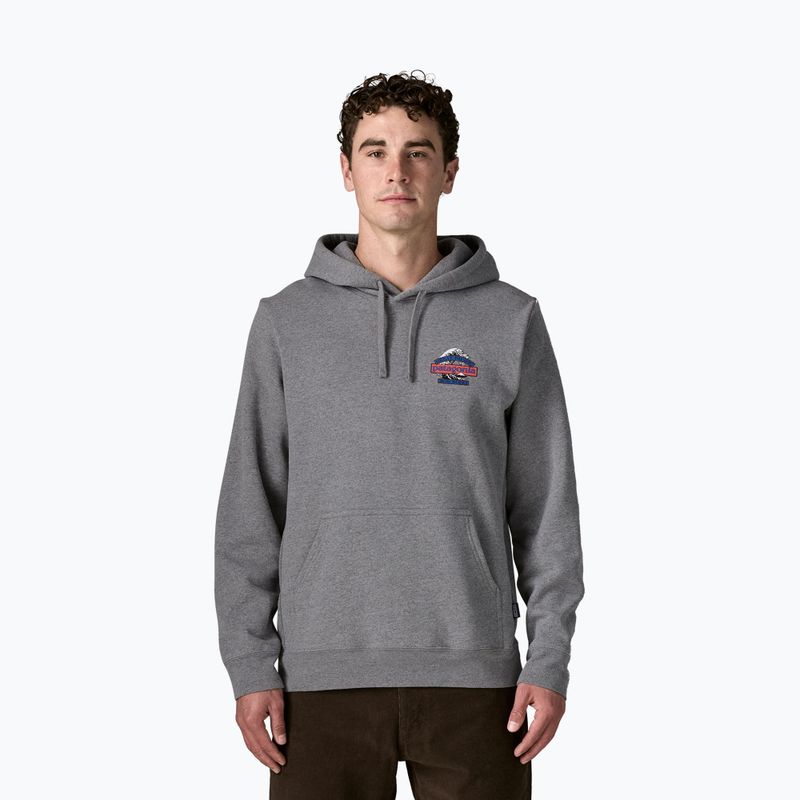 Vyriškas džemperis Patagonia Great Waves Uprisal Hoody gravel heather