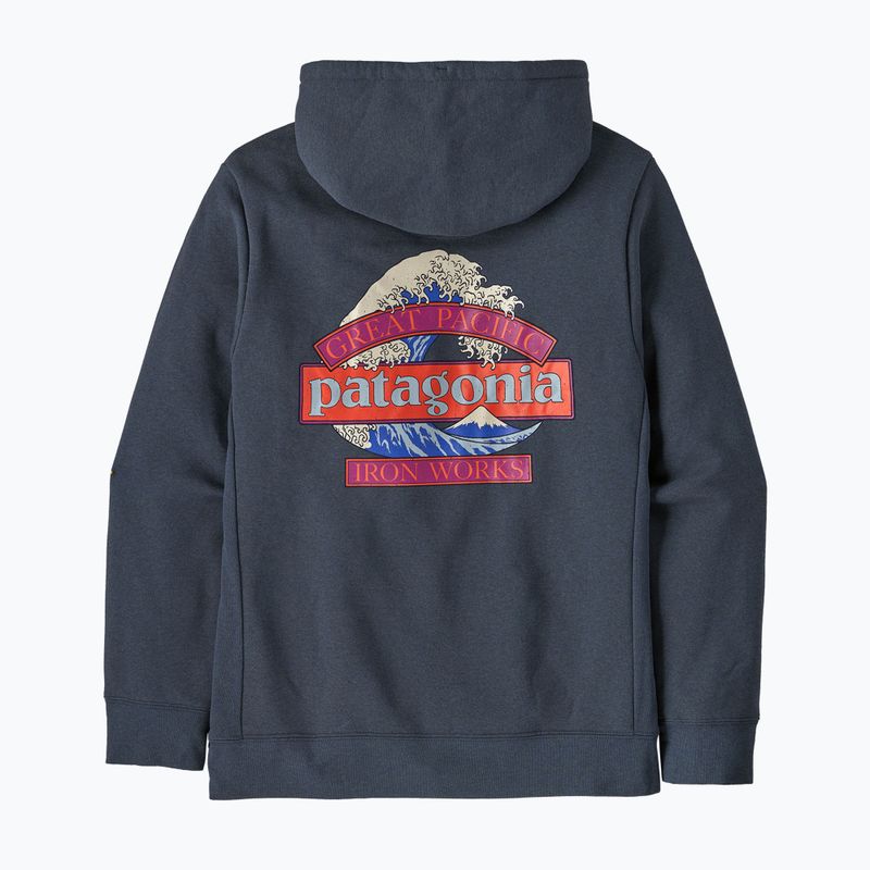 Vyriškas džemperis Patagonia Great Waves Uprisal Hoody Summit Blue 2