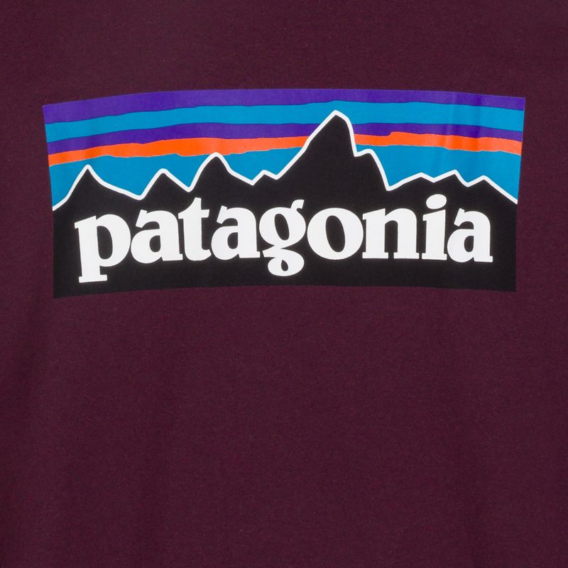Vyriški ilgomis rankovėmis marškinėliai Patagonia P-6 Logo Responsibili berry fig 4