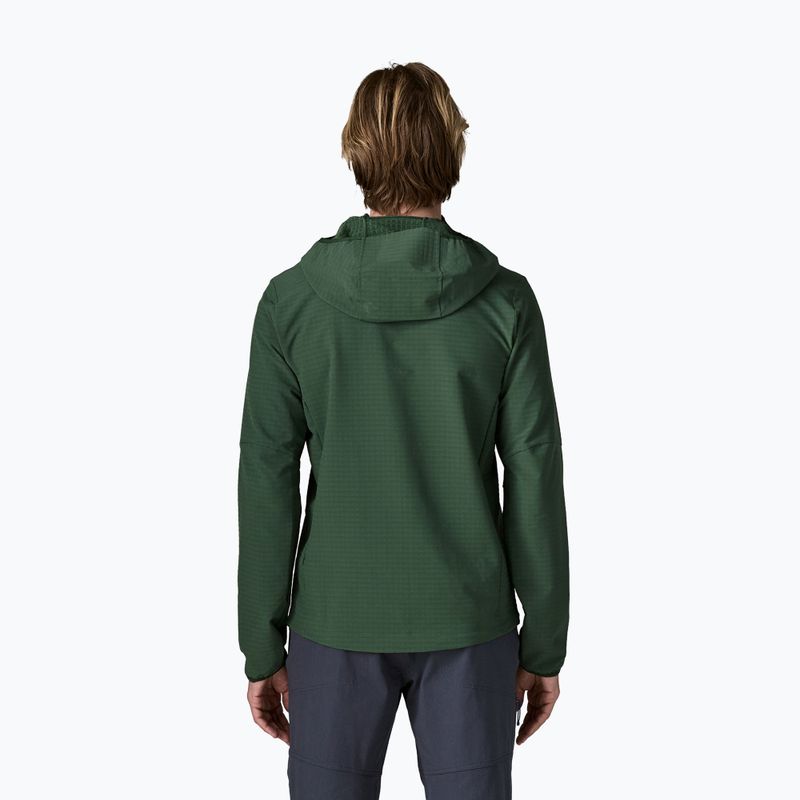 Vyriška softshell striukė Patagonia R1 TechFace Hoody canopy green 2
