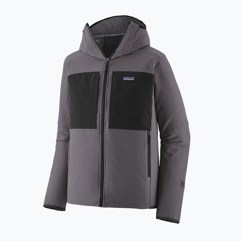 Vyriškas žygio džemperis Patagonia R2 TechFace Hoody may grey 2