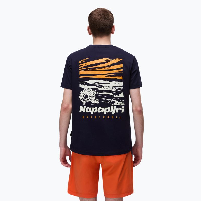 Vyriški marškinėliai Napapijri S-Vignonil Back blu marine 2