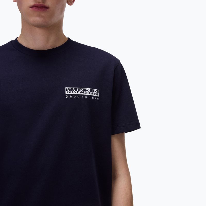 Vyriški marškinėliai Napapijri S-Vignonil Back blu marine 3