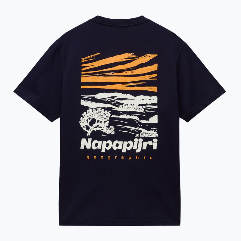 Vyriški marškinėliai Napapijri S-Vignonil Back blu marine 6