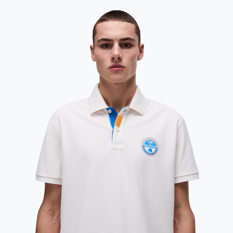 Vyriški polo marškinėliai Napapijri E-Clanis white whisper 3