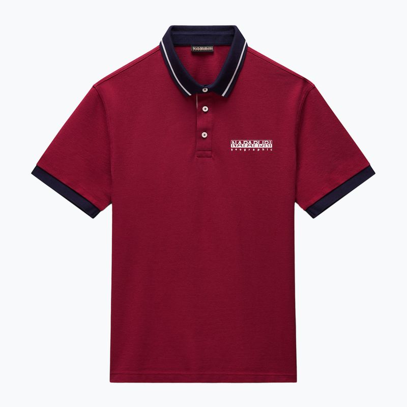 Vyriški polo marškinėliai Napapijri E-Zeri tibetan red r1e