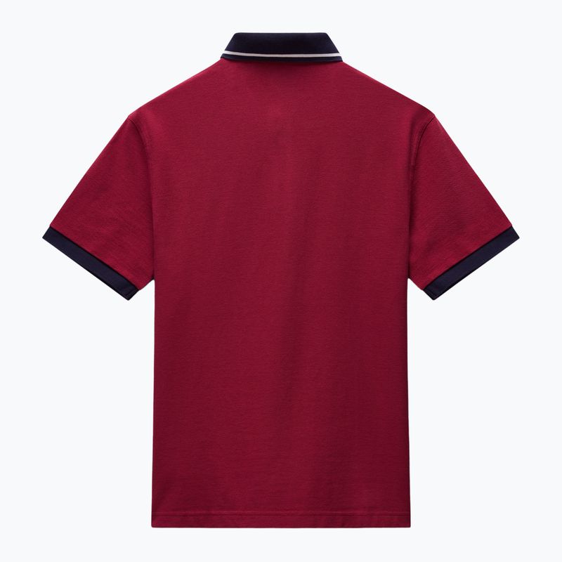 Vyriški polo marškinėliai Napapijri E-Zeri tibetan red r1e 2