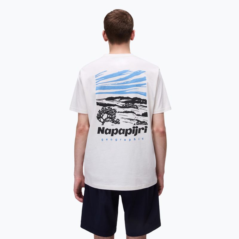 Vyriški marškinėliai Napapijri S-Vignonil Back white whisper 2