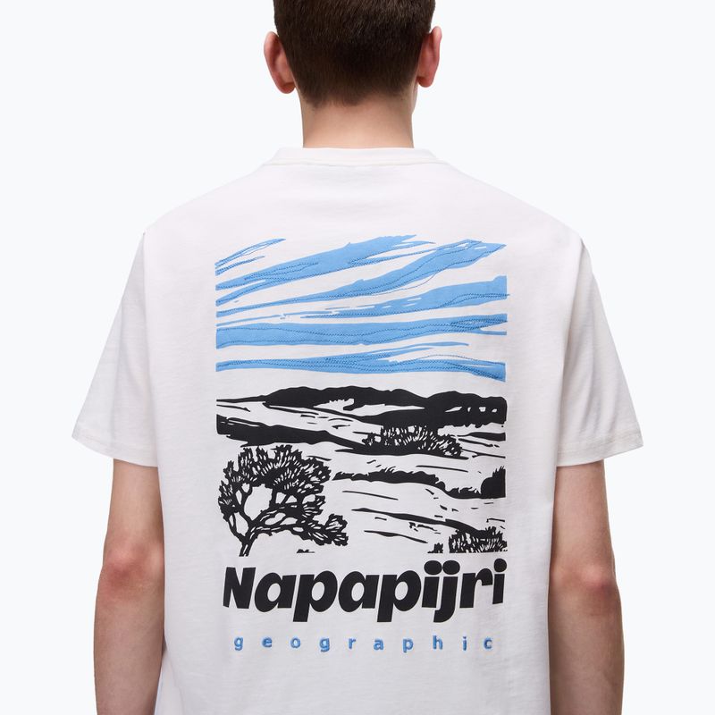 Vyriški marškinėliai Napapijri S-Vignonil Back white whisper 4