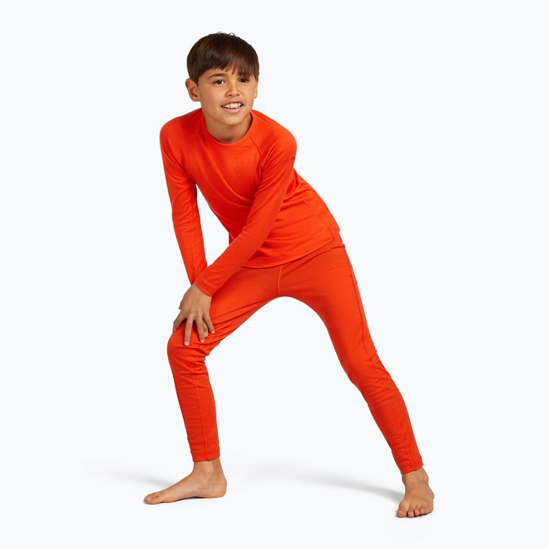 Vaikiški termoaktyvūs marškinėliai ilgomis rankovėmis icebreaker 200 Oasis Crewe fervid 5