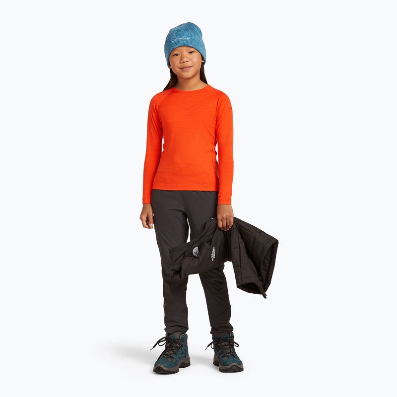 Vaikiški termoaktyvūs marškinėliai ilgomis rankovėmis icebreaker 200 Oasis Crewe fervid 8