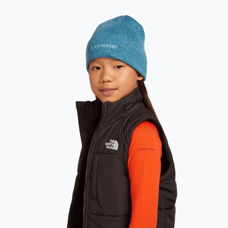 Vaikiški termoaktyvūs marškinėliai ilgomis rankovėmis icebreaker 200 Oasis Crewe fervid 10