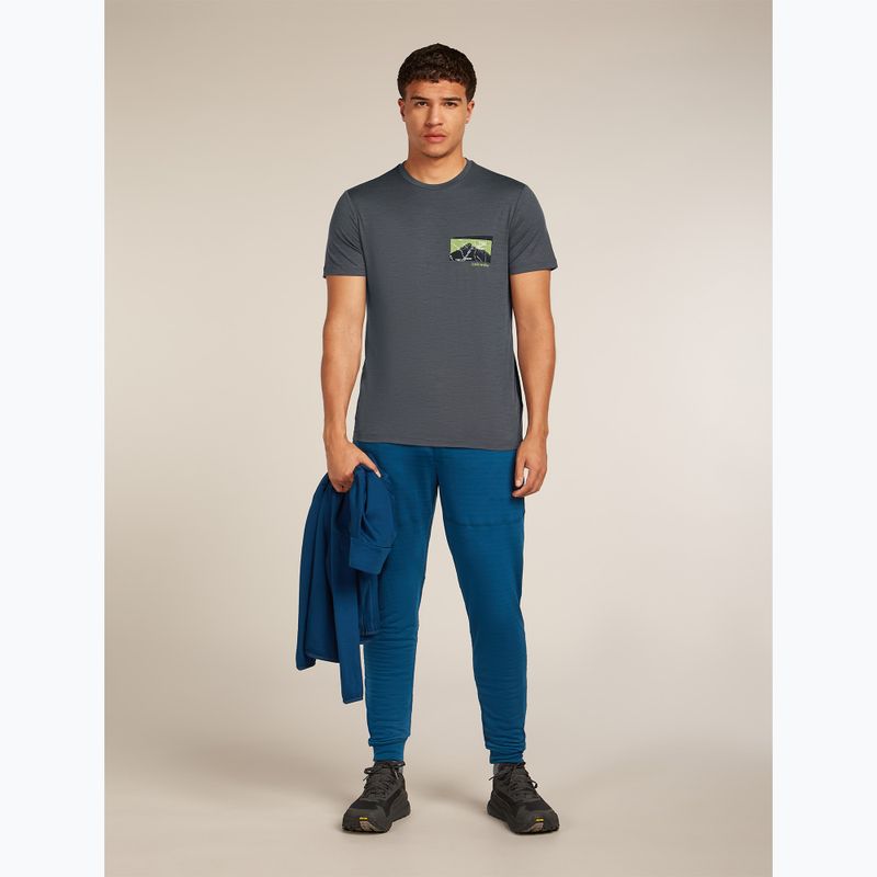 Vyriški marškinėliai icebreaker Merino 150 Tech Lite Infographic obsidian 7