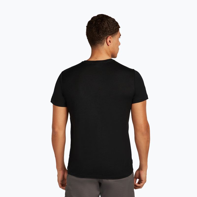 Vyriški marškinėliai icebreaker Merino 150 Tech Lite Skiing Yeti black 3