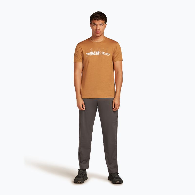 Vyriški marškinėliai icebreaker Merino 150 Tech Lite The Peaks trail 2