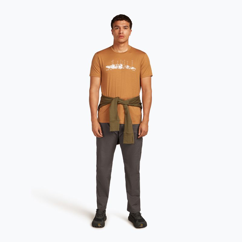 Vyriški marškinėliai icebreaker Merino 150 Tech Lite The Peaks trail 4