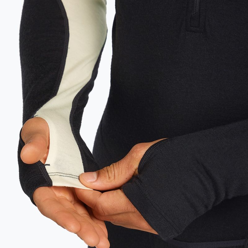 Vyriškas termoaktyvus kombinezonas icebreaker Merino 200 Oasis+ black/undyed/cb 10