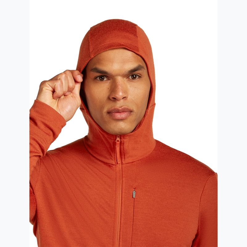Icebreaker Merino 260 Quantum IV Zip Hoodie vyriška striukė su kapišonu agate 5