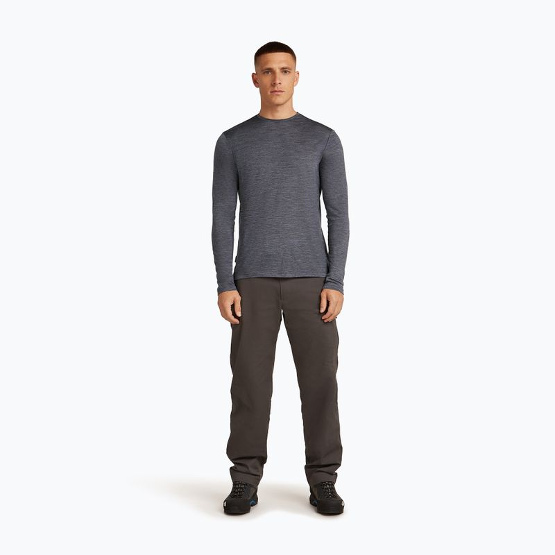 Vyriški žygio marškinėliai ilgomis rankovėmis icebreaker Merino 125 Cool-Lite Sphere III Tee midnight navy heather 2