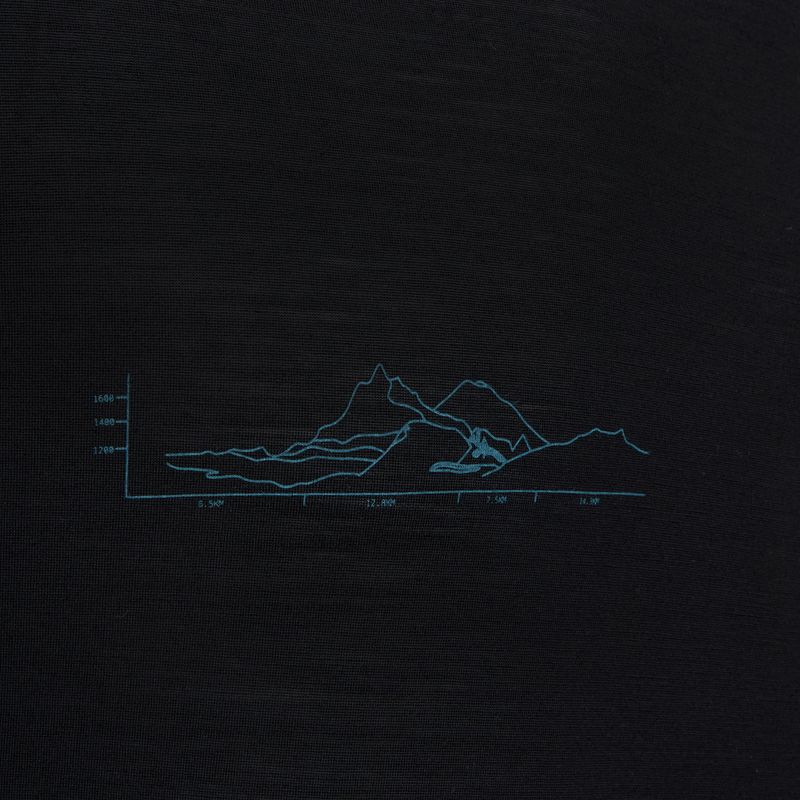 Vyriški marškinėliai icebreaker Merino Blend 125 Cool-Lite Sphere Trail black 3