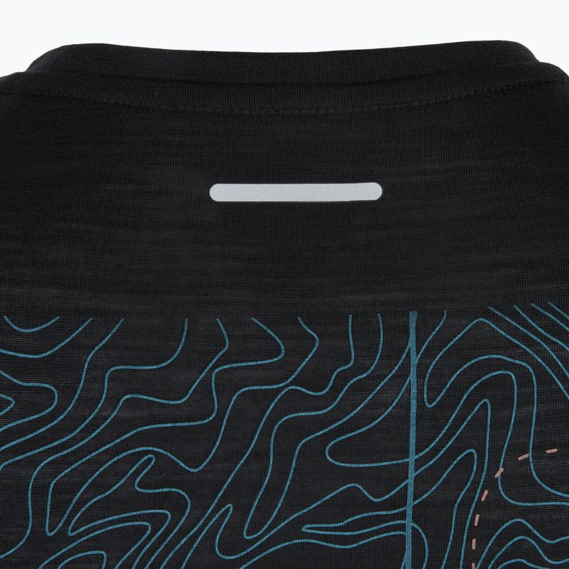 Vyriški marškinėliai icebreaker Merino Blend 125 Cool-Lite Sphere Trail black 5