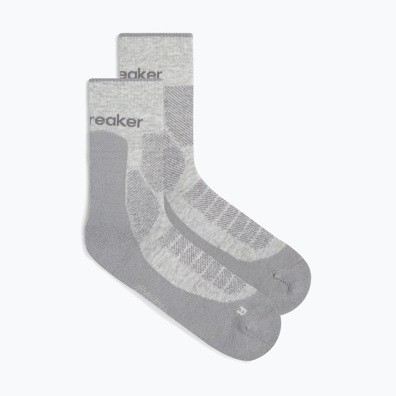 Vyriškos kojinės icebreaker Merino Hike+ Heavy Crew blizzard heather/alloy 2