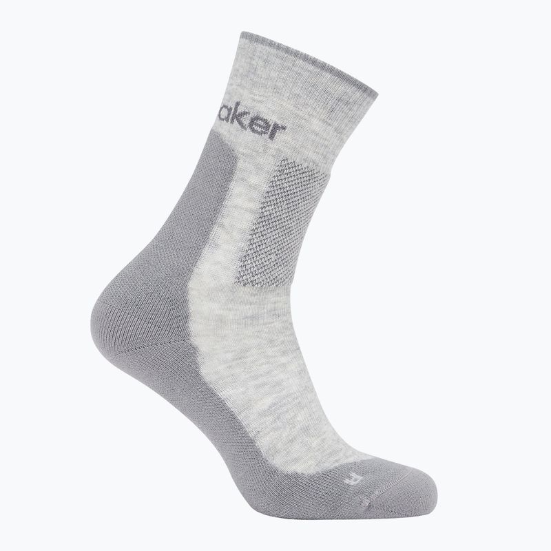 Vyriškos Icebreaker Merino Hike+ Medium Crew kojinės blizzard heather/alloy