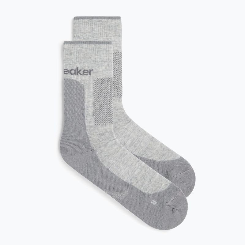 Vyriškos Icebreaker Merino Hike+ Medium Crew kojinės blizzard heather/alloy 2