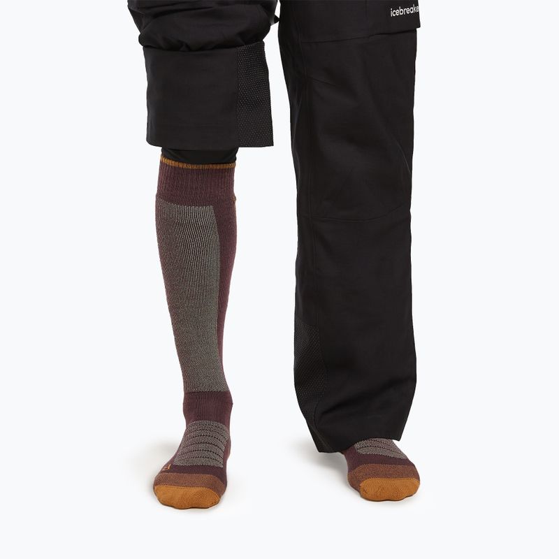 Vyriškos slidinėjimo kojinės Icebreaker Merino Ski+ Medium OTC java/trail/seaglass 3
