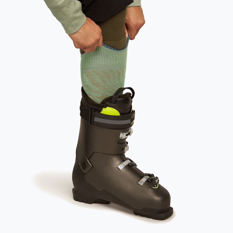 Vyriškos slidinėjimo kojinės Icebreaker Merino Ski+ Medium OTC Mountain Contour seaglass/atlantis/trail 5