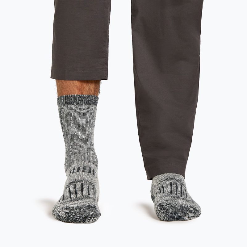 Vyriškos kojinės icebreaker Merino Hike+ Mountaineer Mid Calf jet heather/black 3